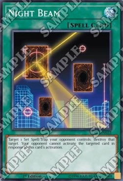 Night Beam - Structure Deck: Powercode Link (Common) [SDPL-022]
