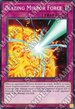 Blazing Mirror Force - Structure Deck: Powercode Link (Common) [SDPL-034]