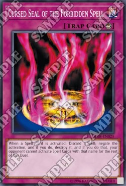 Cursed Seal of the Forbidden Spell - OTS Tournament Pack 8 (Common) [OP08-025]