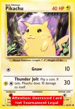 Pikachu⁣ - Base Set⁣ (Oversized)⁣ [58]