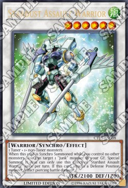 Stardust Assault Warrior⁣ - 2018 Mega-Tins⁣ (Ultra Rare)⁣ [008]