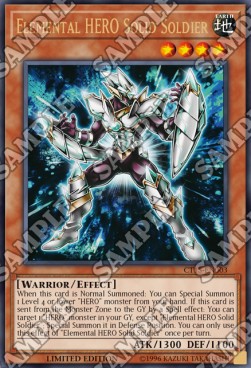 Elemental HERO Solid Soldier⁣ - 2018 Mega-Tins⁣ (Ultra Rare)⁣ [003]