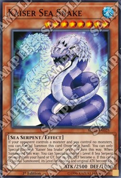 Kaiser Sea Snake⁣ - 2018 Mega-Tin Mega Pack⁣ (Common)⁣ [025]