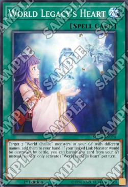 World Legacy's Heart⁣ - 2018 Mega-Tin Mega Pack⁣ (Common)⁣ [074]