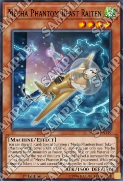 Mecha Phantom Beast Raiten⁣ - 2018 Mega-Tin Mega Pack⁣ (Common)⁣ [119]