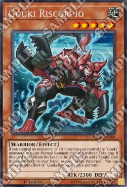 Gouki Riscorpio - 2018 Mega-Tin Mega Pack (Rare) [MP18-040]