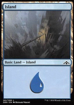 Island - Guilds of Ravnica: Extras (Land) [XGRN-261]