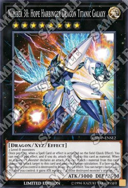 Number 38: Hope Harbinger Dragon Titanic Galaxy⁣ - Cybernetic Horizon⁣ (Super Rare)⁣ [SE2]