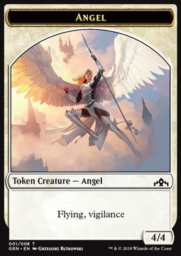 Angel Token (White 4/4 Vigilance) - Guilds of Ravnica (Token) [GRN-T01]