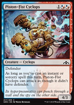 Piston-Fist Cyclops - Guilds of Ravnica (Common) [GRN-217]