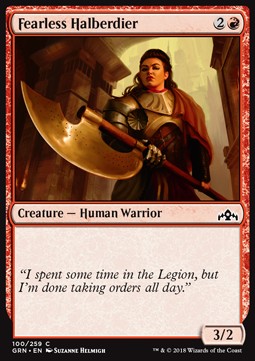 Fearless Halberdier - Guilds of Ravnica (Common) [GRN-100]