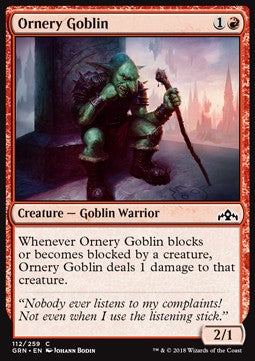 Ornery Goblin - Guilds of Ravnica (Common) [GRN-112]