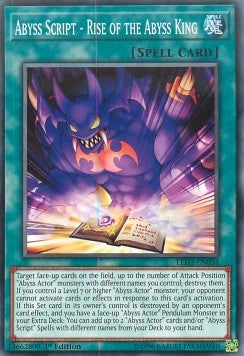 Abyss Script - Rise of the Abyss King⁣ - Legendary Duelists: White Dragon Abyss⁣ (Common)⁣ [054]