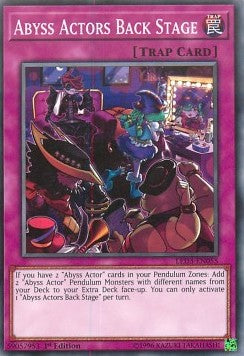 Abyss Actors Back Stage⁣ - Legendary Duelists: White Dragon Abyss⁣ (Common)⁣ [055]