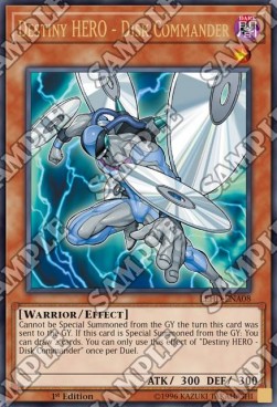 Destiny HERO - Disk Commander - Legendary Hero Decks (Ultra Rare) [LEHD-A08]