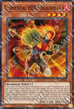 Elemental HERO Blazeman - Legendary Hero Decks (Common) [LEHD-A16]