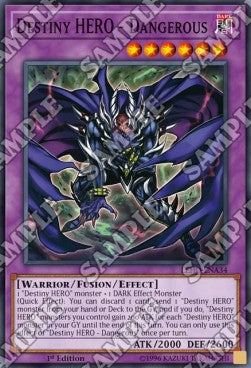 Destiny HERO - Dangerous⁣ - Legendary Hero Decks⁣ (Common)⁣ [A34]