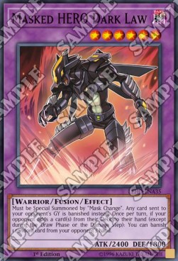 Masked HERO Dark Law⁣ - Legendary Hero Decks⁣ (Common)⁣ [A35]