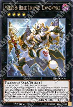 Number 86: Heroic Champion - Rhongomyniad⁣ - Legendary Hero Decks⁣ (Ultra Rare)⁣ [C37]