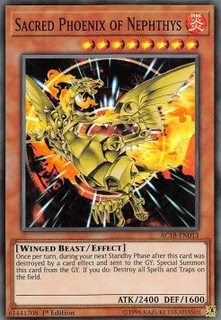 Sacred Phoenix of Nephthys - Advent Calendar 2018 (Super Rare) [AC18-013]