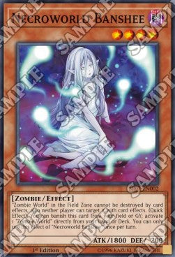 Necroworld Banshee⁣ - Structure Deck: Zombie Horde⁣ (Super Rare)⁣ [002]