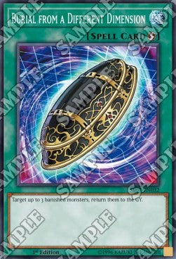 Burial from a Different Dimension - Structure Deck: Zombie Horde (Common) [SR07-032]