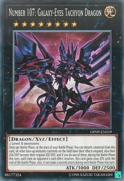 Number 107: Galaxy-Eyes Tachyon Dragon - OTS Tournament Pack 9 (Common) [OP09-019]