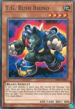 T.G. Rush Rhino⁣ - OTS Tournament Pack 9⁣ (Common)⁣ [017]