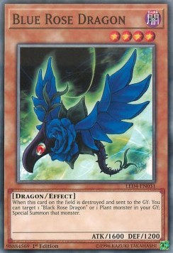 Blue Rose Dragon - Legendary Duelists: Sisters of the Rose (Common) [LED4-031]