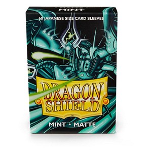 60 Small Dragon Shield Sleeves - Matte Mint