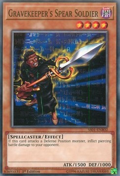 Gravekeeper's Spear Soldier - Speed Duel Starter Decks: Destiny Masters (Common) [SS01-B02]