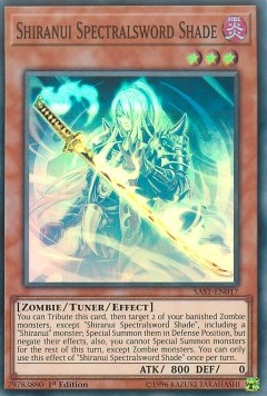 Shiranui Spectralsword Shade⁣ - Savage Strike⁣ (Super Rare)⁣ [017]