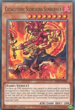 Cataclysmic Scorching Sunburner⁣ - Savage Strike⁣ (Common)⁣ [028]