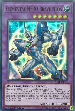 Elemental HERO Brave Neos - Savage Strike (Super Rare) [SAST-035]