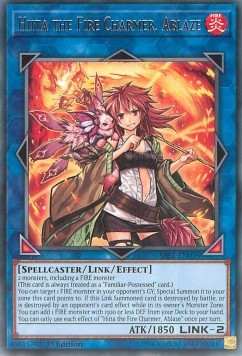 Hiita the Fire Charmer, Ablaze - Savage Strike (Rare) [SAST-056]