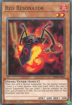Red Resonator⁣ - Structure Deck: Soulburner⁣ (Common)⁣ [020]