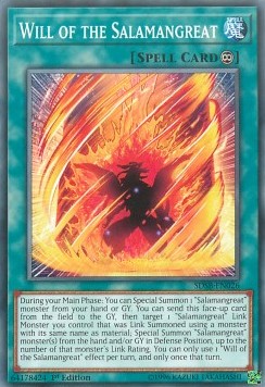 Will of the Salamangreat⁣ - Structure Deck: Soulburner⁣ (Common)⁣ [026]