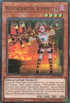 Witchcrafter Schmietta⁣ - The Infinity Chasers⁣ (Super Rare)⁣ [016]