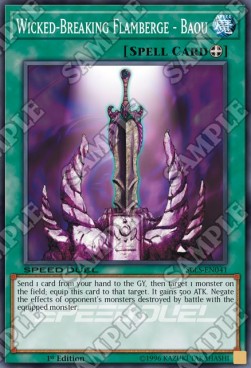 Wicked-Breaking Flamberge - Baou⁣ - Speed Duel: Arena of Lost Souls⁣ (Common)⁣ [041]