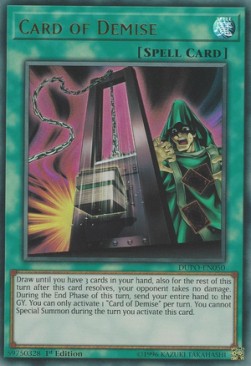 Card of Demise⁣ - Duel Power⁣ (Ultra Rare)⁣ [050]