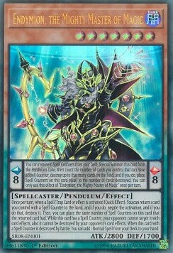 Endymion, the Mighty Master of Magic - Structure Deck: Order of the Spellcasters (Ultra Rare) [SR08-001]