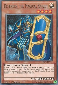 Defender, the Magical Knight⁣ - Structure Deck: Order of the Spellcasters⁣ (Common)⁣ [007]