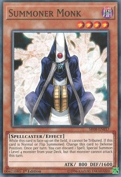 Summoner Monk - Structure Deck: Order of the Spellcasters (Common) [SR08-017]