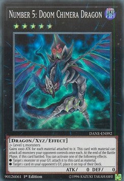 Number 5: Doom Chimera Dragon⁣ - Dark Neostorm⁣ (Super Rare)⁣ [092]