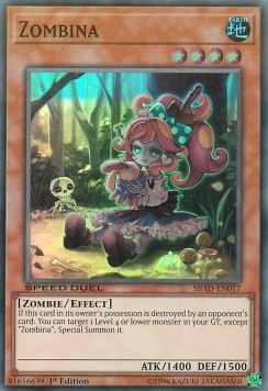 Zombina - Speed Duel: Attack from the Deep (Super Rare) [SBAD-017]