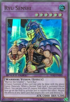 Ryu Senshi - Speed Duel: Attack from the Deep (Super Rare) [SBAD-040]