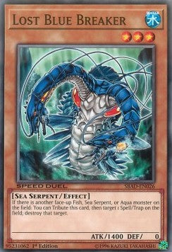 Lost Blue Breaker⁣ - Speed Duel: Attack from the Deep⁣ (Common)⁣ [026]
