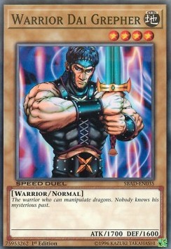 Warrior Dai Grepher⁣ - Speed Duel: Attack from the Deep⁣ (Common)⁣ [035]
