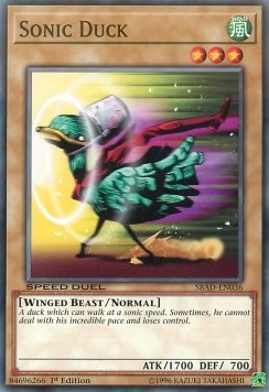 Sonic Duck⁣ - Speed Duel: Attack from the Deep⁣ (Common)⁣ [036]