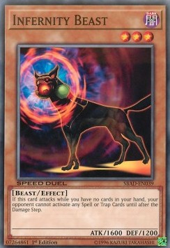 Infernity Beast⁣ - Speed Duel: Attack from the Deep⁣ (Common)⁣ [039]